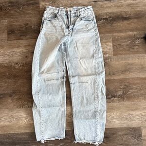 Classic Light Blue Straight Leg Women's Jeans